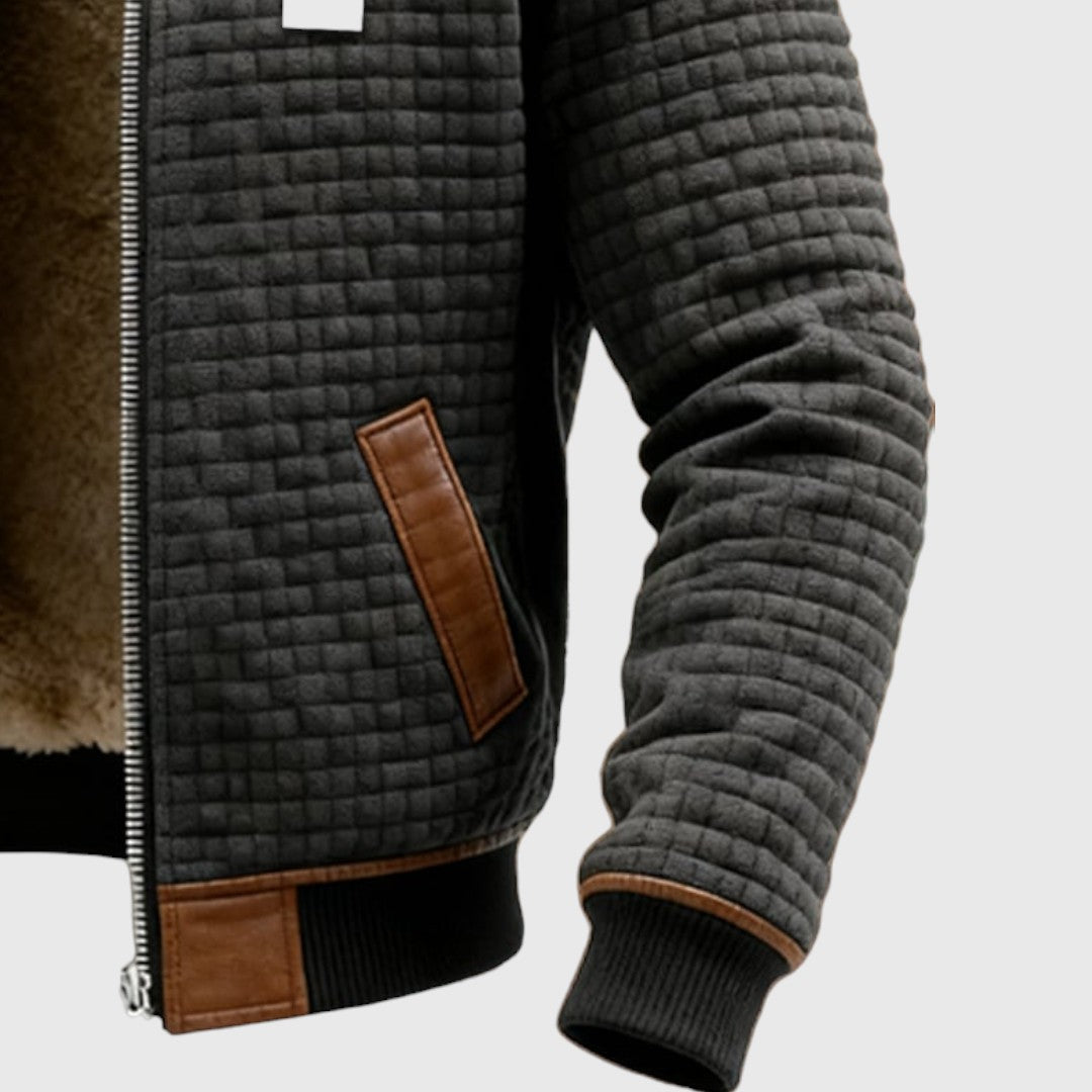 KODIAK™ | CAMPERÓN ACOLCHADO DE ALTO AISLAMIENTO CON TERMINACIONES DE CUERO