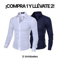 Blanco y Azul Marino