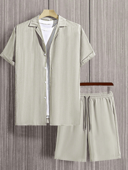 [BUY 1 GET 1 FREE] Zurich Premium Shirt & Shorts Set